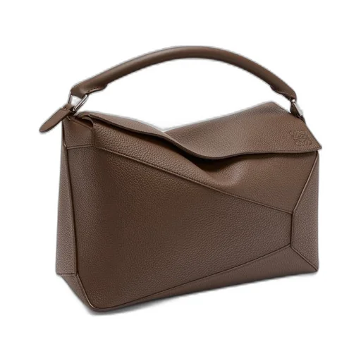 Large Puzzle bag in grained calfskin