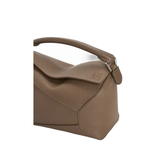 Puzzle bag in grained calfskin