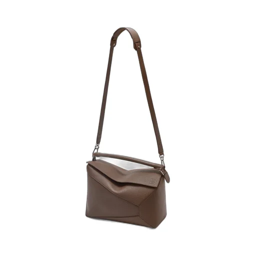 Large Puzzle bag in grained calfskin