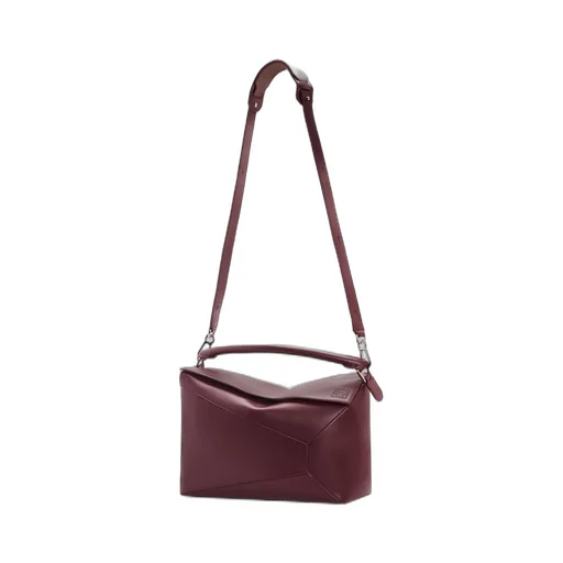 Large Puzzle bag in shiny calfskin