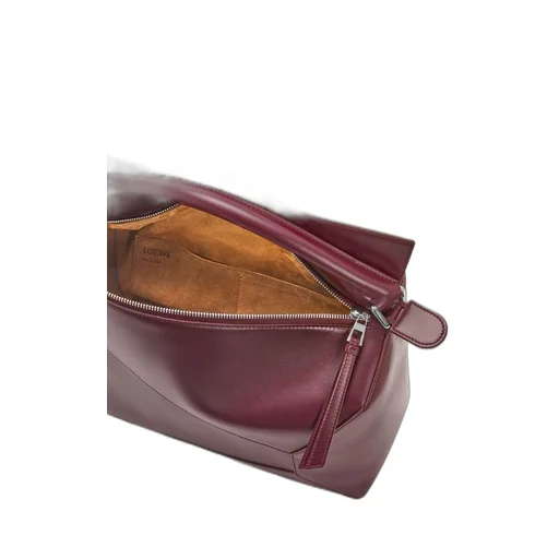 Large Puzzle bag in shiny calfskin