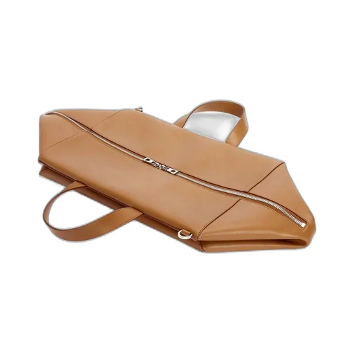 Medium Puzzle Fold duffle in shiny calfskin