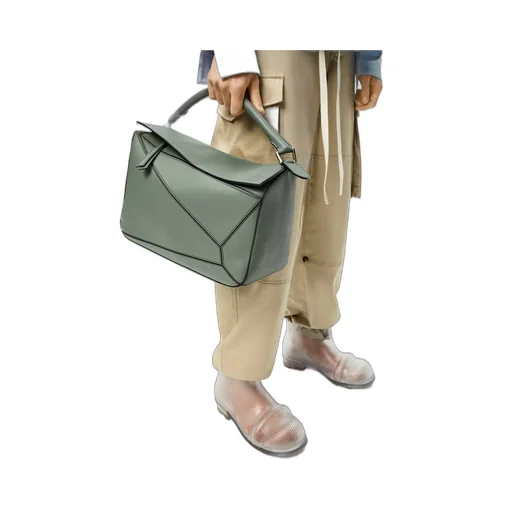 Large Puzzle bag in classic calfskin