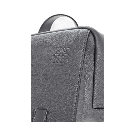 Military backpack in soft grained calfskin