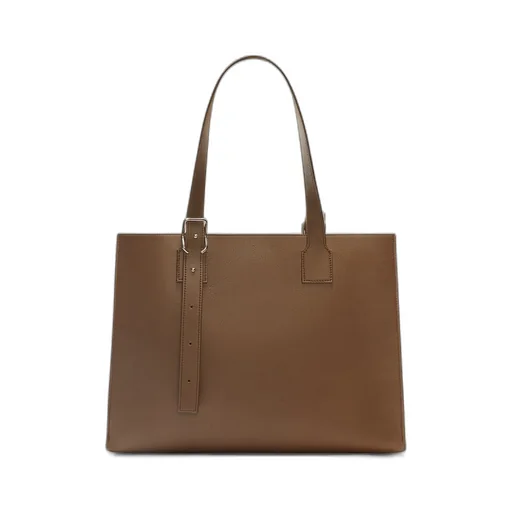 Buckle Horizontal Tote in classic calfskin
