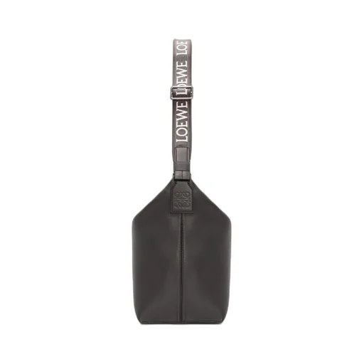 Cubi Crossbody bag in supple smooth calfskin and jacquard