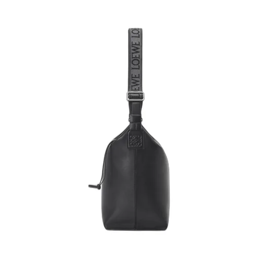 Cubi Crossbody bag in supple smooth calfskin and jacquard