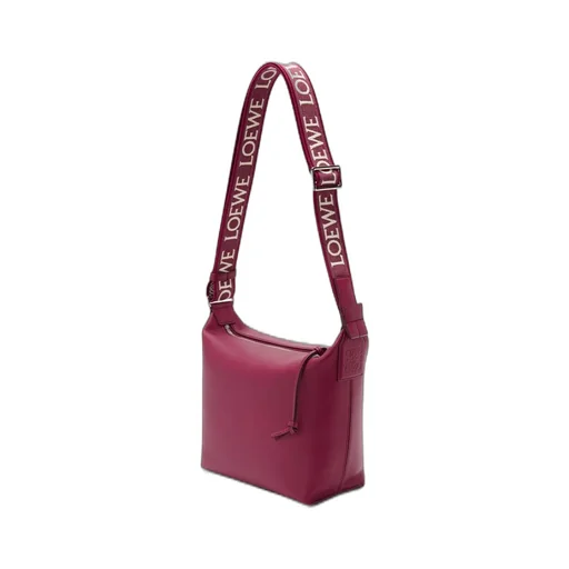 Small Cubi Crossbody bag in supple smooth calfskin and jacquard