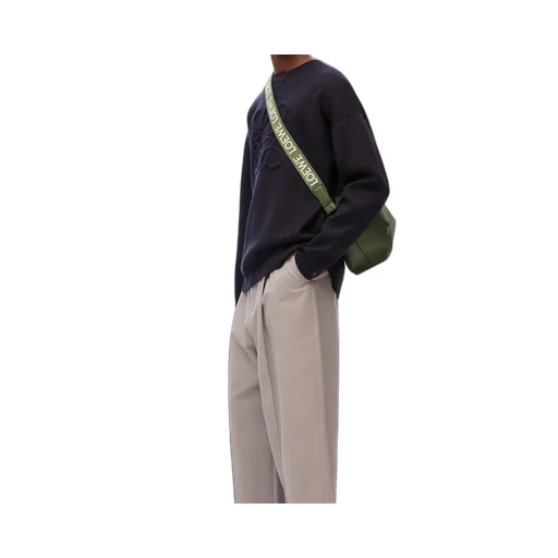 Small Cubi Crossbody bag in supple smooth calfskin and jacquard
