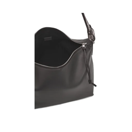 Cubi Crossbody bag in supple smooth calfskin and jacquard