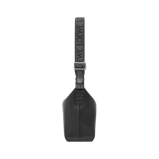 Small Cubi Crossbody bag in supple smooth calfskin and jacquard