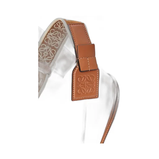 Cubi Crossbody bag in supple smooth calfskin and jacquard