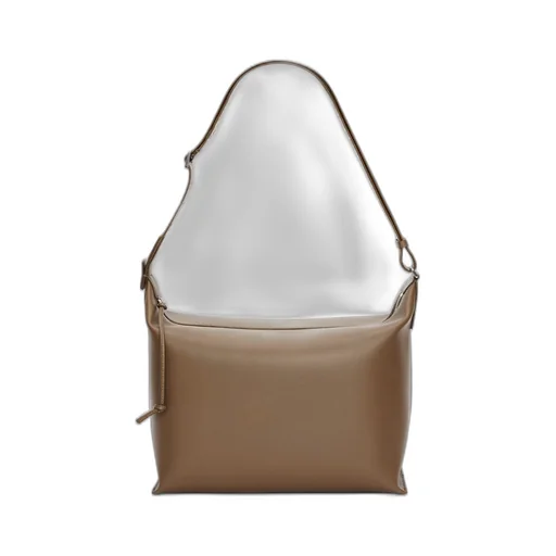 Cubi Crossbody bag in supple smooth calfskin and jacquard