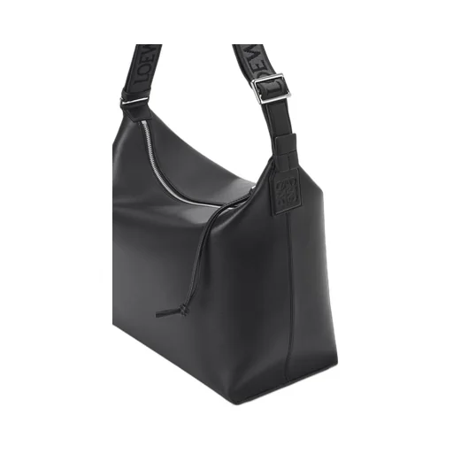 Cubi Crossbody bag in supple smooth calfskin and jacquard