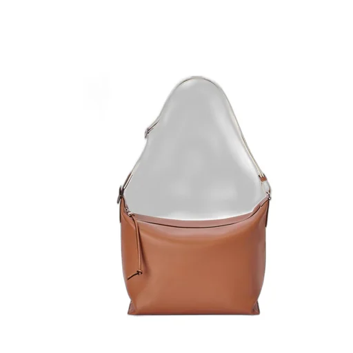 Cubi Crossbody bag in supple smooth calfskin and jacquard