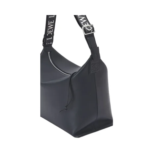 Cubi Crossbody bag in supple smooth calfskin and jacquard