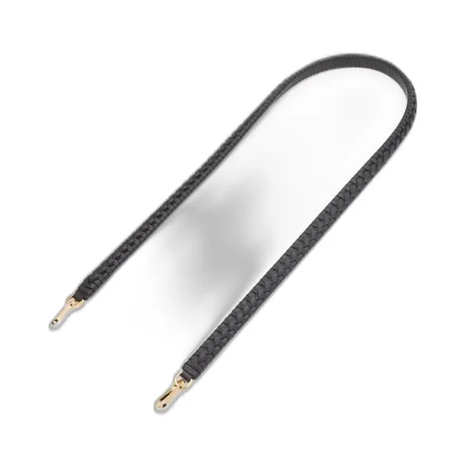 Woven spiral strap in classic calfskin