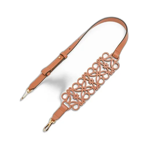 Anagram cut-out strap in smooth calfskin