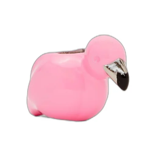 Flamingo dice in brass