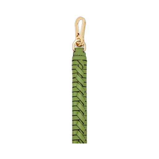 Woven spiral strap in classic calfskin