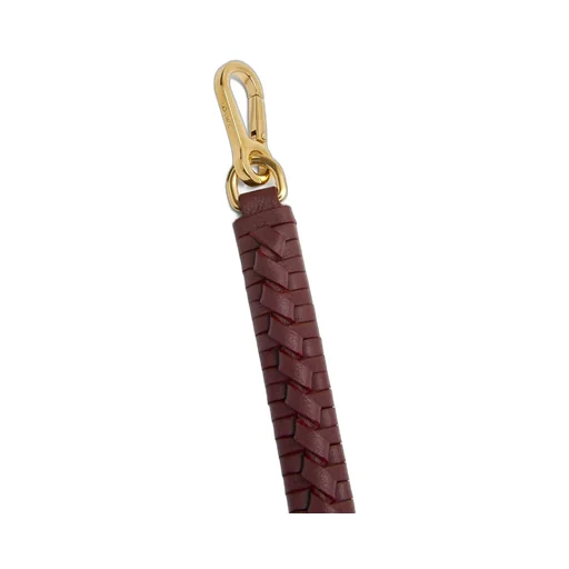 Woven spiral strap in classic calfskin