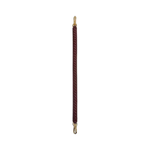 Woven spiral strap in classic calfskin