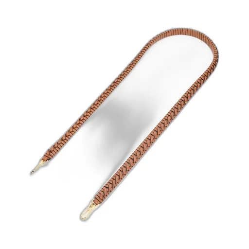 Woven spiral strap in classic calfskin
