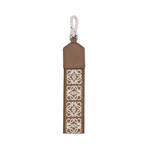 D-ring strap in Anagram jacquard and calfskin