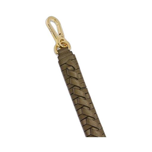 Woven spiral strap in classic calfskin
