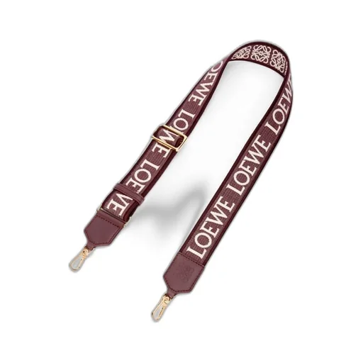 Anagram strap in jacquard and calfskin