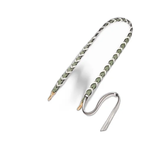 Thin braided strap in classic calfskin