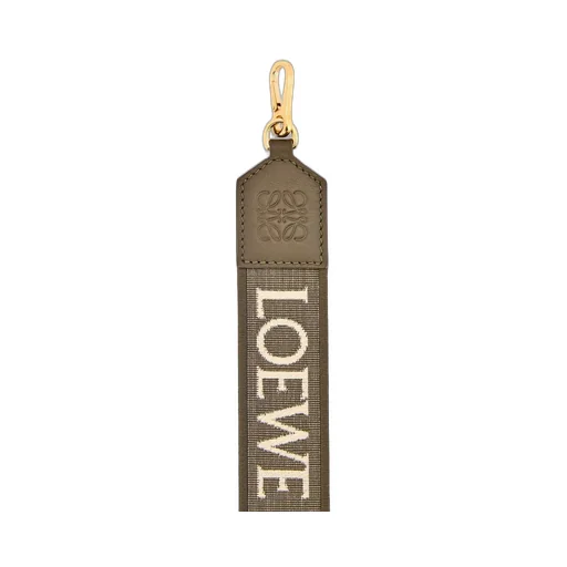 Anagram strap in jacquard and calfskin