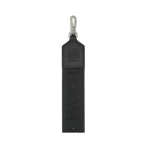 Anagram pin strap in jacquard and classic calfskin