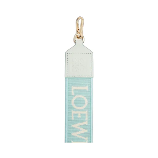 Anagram strap in jacquard and calfskin