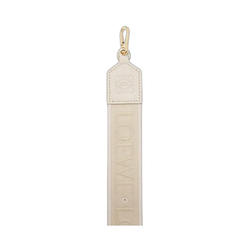 Anagram pin strap in jacquard and classic calfskin