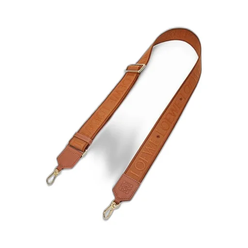 Anagram pin strap in jacquard and classic calfskin