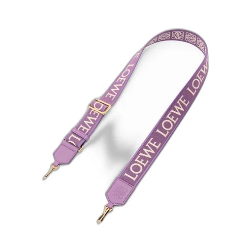 Anagram strap in jacquard and calfskin