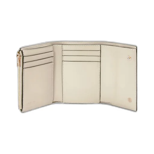 Repeat small vertical wallet in embossed silk calfskin