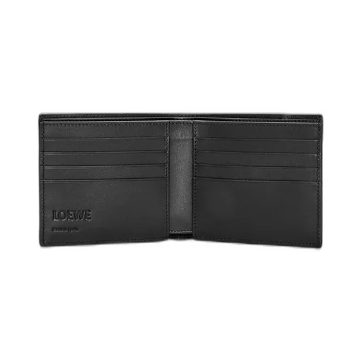 Puzzle bifold wallet in classic calfskin