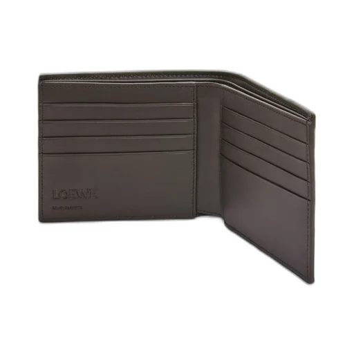 Puzzle bifold wallet in classic calfskin