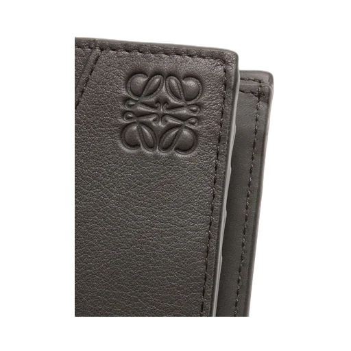 Puzzle bifold coin wallet in classic calfskin