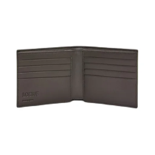 Puzzle bifold wallet in classic calfskin