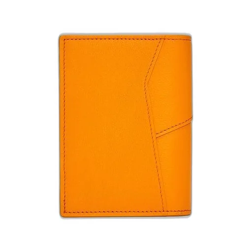 Puzzle bifold cardholder in classic calfskin