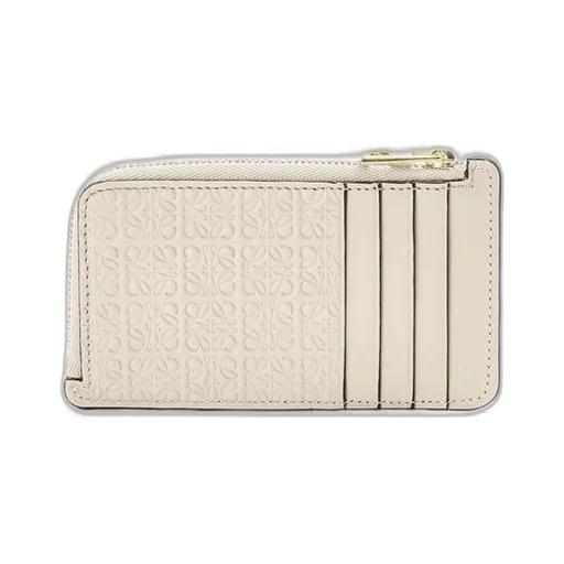 Repeat coin cardholder in embossed silk calfskin