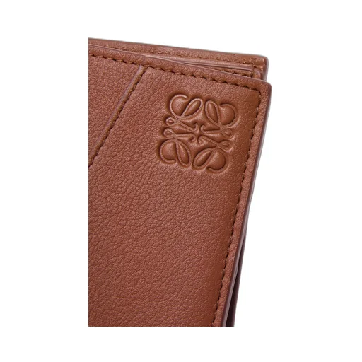 Puzzle bifold wallet in classic calfskin