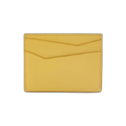Puzzle plain cardholder in classic calfskin