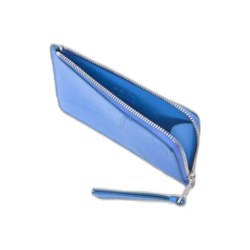 Puzzle long coin cardholder in classic calfskin