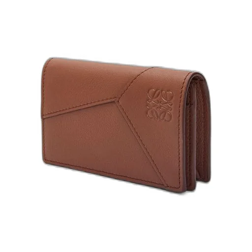 Puzzle business cardholder in classic calfskin