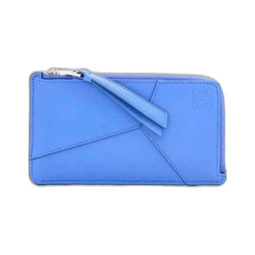 Puzzle long coin cardholder in classic calfskin