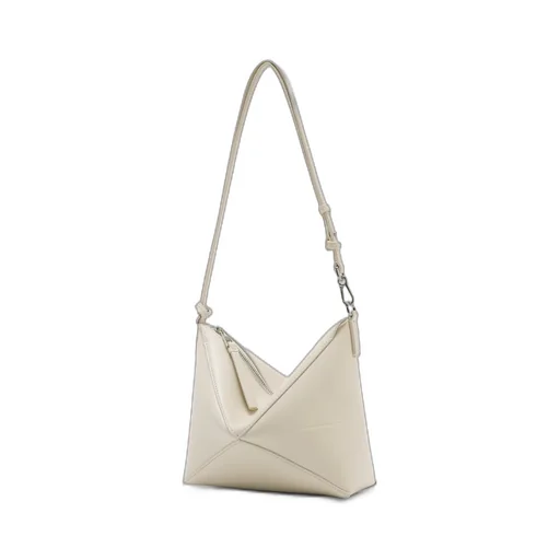 Puzzle Fold pouch in shiny nappa calfskin